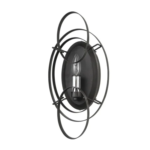 Бра лофт Electra VL6146W01 Vele Luce чёрный коричневый на 1 лампу, основание коричневое чёрное в стиле лофт 