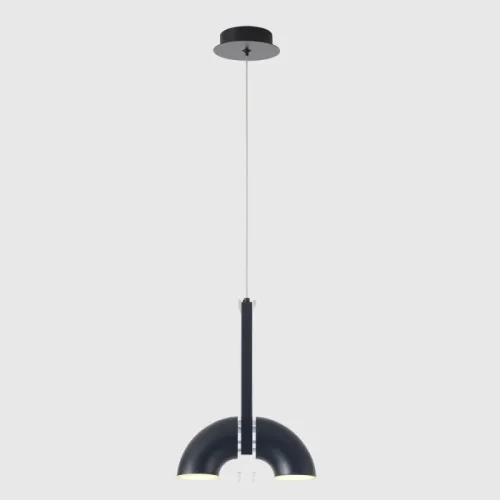 Светильник подвесной ЛЕД ELEMENT SP12W LED BLACK Crystal Lux белый на 1 лампу, основание чёрное в стиле лофт фото 5