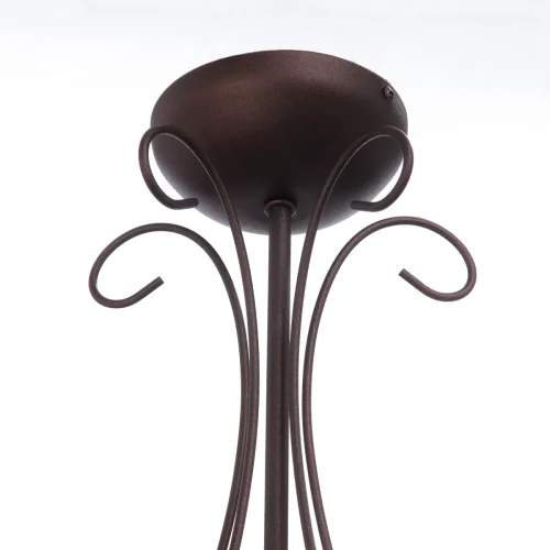 Люстра потолочная V1659/5PL Vitaluce без плафона на 5 ламп, основание бронзовое в стиле классический фото 4