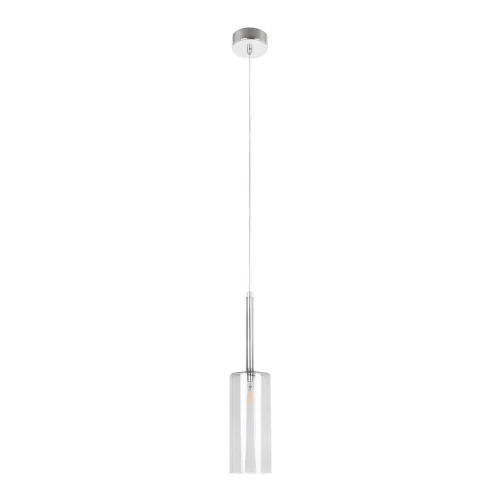 Светильник подвесной Spillray 10232/B Smoke LOFT IT прозрачный серый 1 лампа, основание хром в стиле современный 