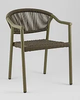 Стул Syna, зелёный УТ000039928 Stool Group, зелёный/ротанг, ножки/металл/зелёный, размеры - *780****