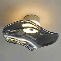 Светильник потолочный CHARIN B Grey 223962-23 ImperiumLoft серый 1 лампа, основание хром в стиле современный 