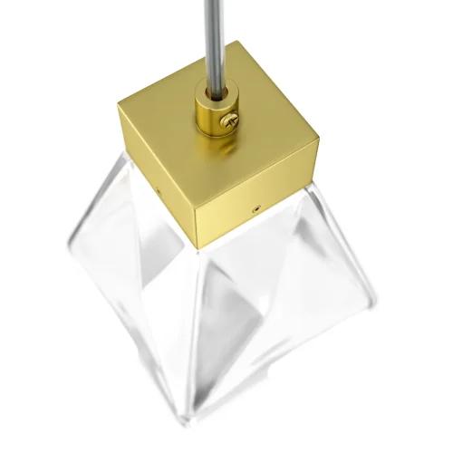 Светильник подвесной Coctail time MOD325PL-01G Maytoni прозрачный 1 лампа, основание золотое в стиле современный арт-деко  фото 4