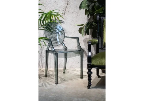 Пластиковый стул Luis gray 15441 Woodville, /, ножки/пластик/прозрачный, размеры - ****540* фото 7