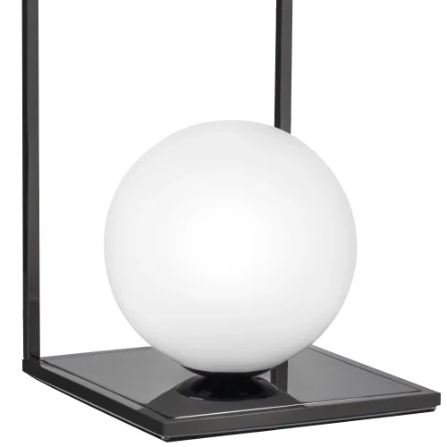 Настольная лампа LED Globo 803910 Lightstar белая 1 лампа, основание чёрное металл в стиле арт-деко  фото 5