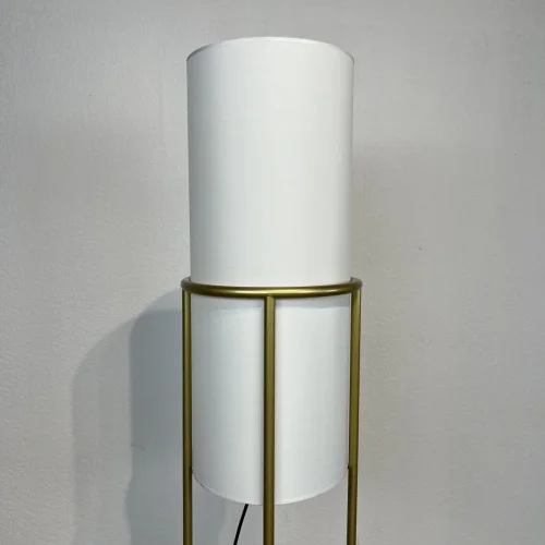 Торшер Delfino 157012-22 ImperiumLoft  белый 1 лампа, основание чёрное золотое в стиле современный
 фото 16