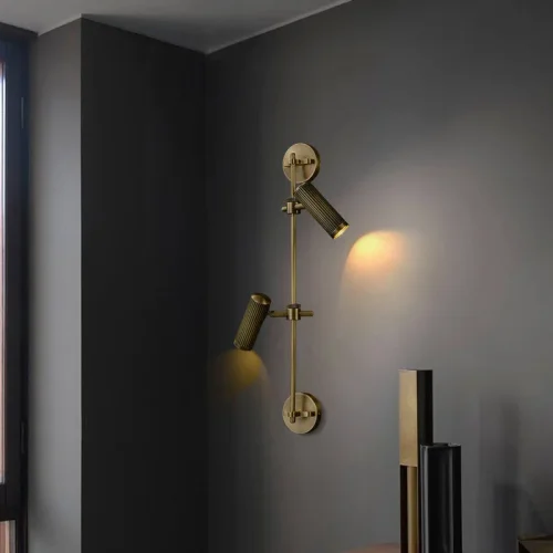 Настенный светильник TRIGGER WALL L1 208264-23 ImperiumLoft бронзовый на 1 лампу, основание бронзовое в стиле современный фото 15
