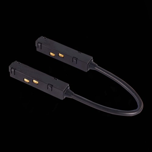 Коннектор питания угловой для магнитного шинопровода Skyline 48 ST006.449.00.1 ST-Luce чёрный в стиле для светильников серии Skyline 48 магнитный