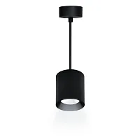 Светильник подвесной LED Arton 59985 2 Ritter чёрный 1 лампа, основание чёрное в стиле современный трубочки