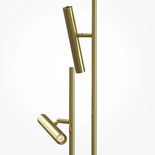 Торшер LED Trust MOD460FL-L6BS3K Maytoni для чтения латунь на 1 лампу, основание латунь белое в стиле современный фото 3 Торшер LED Trust MOD460FL-L6BS3K Maytoni для чтения латунь на 1 лампу, основание латунь белое в стиле современный фото 3