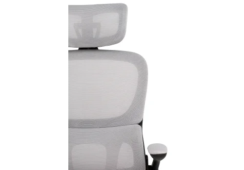 Компьютерное кресло Sprut light gray 15790 Woodville, серый/сетка, ножки/пластик/чёрный, размеры - *1270***640*670 фото 11