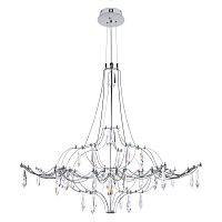 Люстра подвесная ЛЕД Мира / Mira 10588/800 Silver Asfour LOFT IT прозрачная на 1 лампу, основание серебряное в стиле арт-деко капли Люстра подвесная ЛЕД Мира / Mira 10588/800 Silver Asfour LOFT IT прозрачная на 1 лампу, основание серебряное в стиле арт-деко капли
