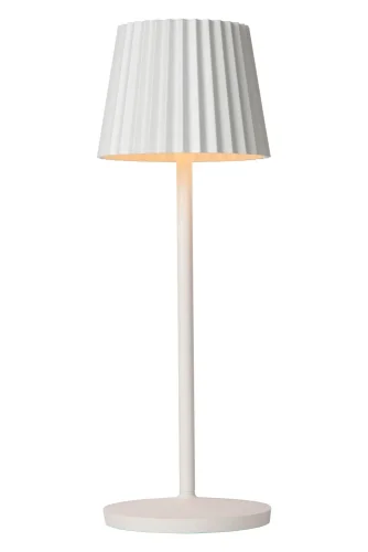 Ландшафтный светильник LED Justine 27889/02/31 Lucide уличный IP54 белый 1 лампа, плафон белый в стиле кантри LED