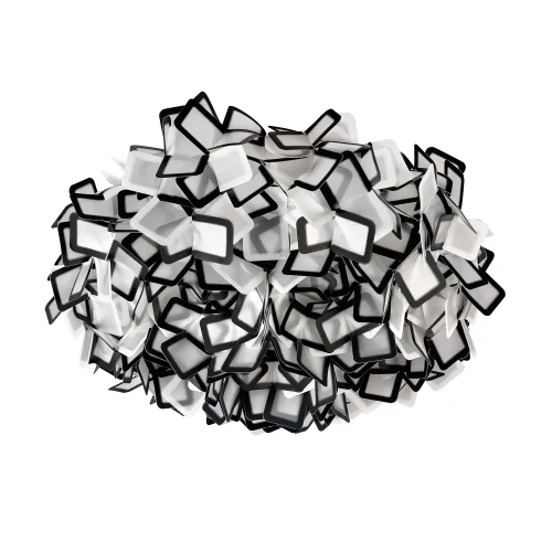 Светильник потолочный Слизия / Clizia 10231/780C Black LOFT IT чёрный белый на 5 ламп, основание в стиле современный арт-деко 