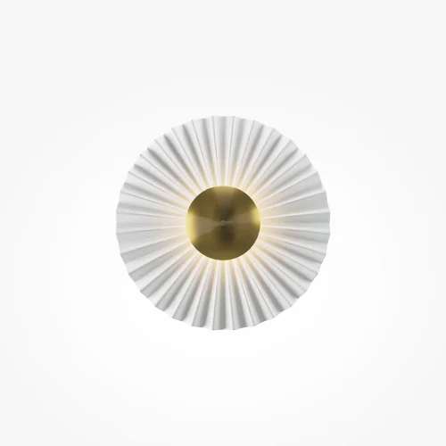 Бра LED Fiore MOD233WL-L11BS3K Maytoni латунь белый на 1 лампа, основание латунь в стиле современный отражённый свет фото 4