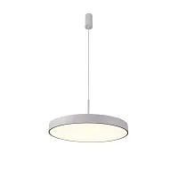 Светильник подвесной LED 0875PL-30WT Milosh Tendence белый на 1 лампу, основание белое в стиле современный 