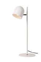 Настольная лампа LED SKANSKA 03603/05/31 Lucide белая 1 лампа, основание белое металл в стиле модерн 