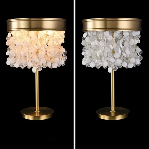 Настольная лампа VERONA TAB B 212706-23 ImperiumLoft прозрачная на 4 лампы, основание латунь металл в стиле современный фото 6