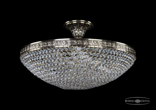 Люстра потолочная хрустальная 19321/45IV GB Bohemia Ivele Crystal прозрачная на 6 ламп, основание золотое в стиле классика sp