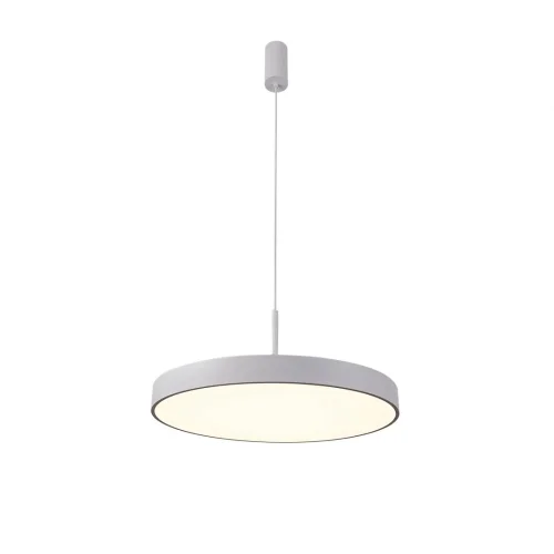 Светильник подвесной LED 0875PL-30WT Milosh Tendence белый на 1 лампу, основание белое в стиле современный 