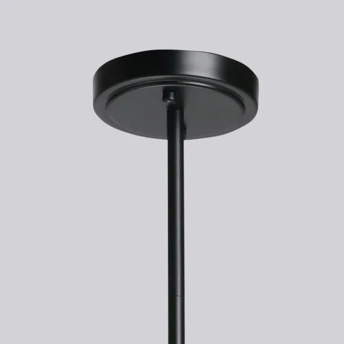 Люстра на штанге Джестер 104012906 MW-Light прозрачная на 6 ламп, основание чёрное в стиле современный  фото 9