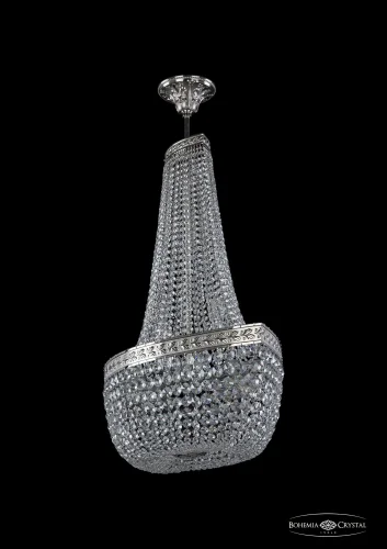 Люстра потолочная хрустальная 19113/H2/80IV Ni Bohemia Ivele Crystal прозрачная на 12 ламп, основание никель в стиле классический sp фото 2