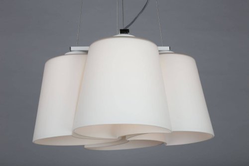 Люстра подвесная Toledo OML-28103-04 Omnilux белая на 4 лампы, основание белое в стиле современный  фото 3