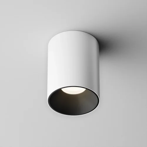 Декоративная черная рамка-отражатель для светильников серии Alfa LED Ring8-10W-RD-B Maytoni чёрный на 1 , основание чёрное в стиле современный хай-тек фото 2