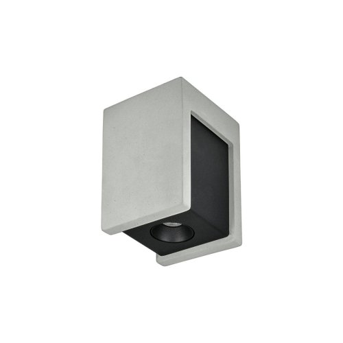 Светильник накладной LED OL1073-GB LOFT IT серый чёрный 1 лампа, основание чёрное серое в стиле современный квадратный