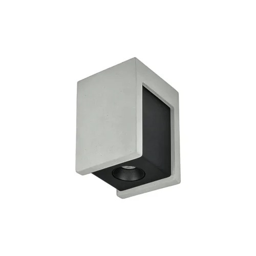 Светильник накладной LED OL1073-GB LOFT IT серый чёрный на 1 лампу, основание чёрное серое в стиле современный квадратный