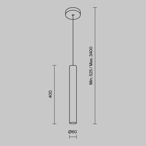 Светильник подвесной Pro Focus MOD161PL-01W1 Maytoni белый на 1 лампу, основание белое в стиле современный трубочки фото 3 Светильник подвесной Pro Focus MOD161PL-01W1 Maytoni белый на 1 лампу, основание белое в стиле современный трубочки фото 3