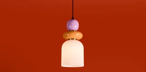 Светильник подвесной Alzare FR5595PL-01B1 Freya разноцветный белый на 1 лампу, основание чёрное в стиле современный мемфис фото 6 Светильник подвесной Alzare FR5595PL-01B1 Freya разноцветный белый на 1 лампу, основание чёрное в стиле современный мемфис фото 6