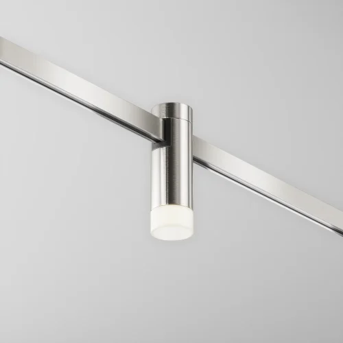Трековый светильник Skim Flarity 4000K 3Вт 60° TR145-1-3W4K-W-PT Maytoni никель для шинопроводов серии Magnetic trаck system Flarity никель фото 3