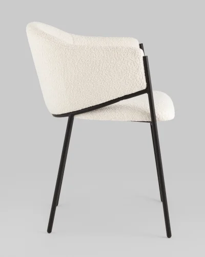 Стул Brace букле белый УТ000039131 Stool Group, /, ножки//, размеры - *780***560*560 фото 6