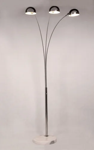 Торшер Валлсцот (Wallscot) LDF 8801-3 CHR Lumina Deco хром на 3 лампы, основание хром в стиле современный фото 5