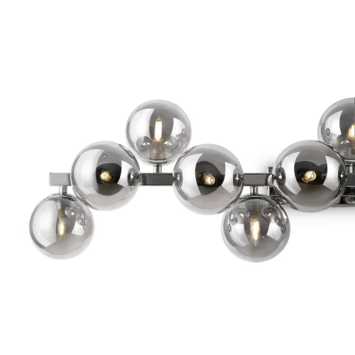 Бра Dallas MOD547WL-13CH Maytoni прозрачный серый на 13 ламп, основание хром в стиле современный фото 3