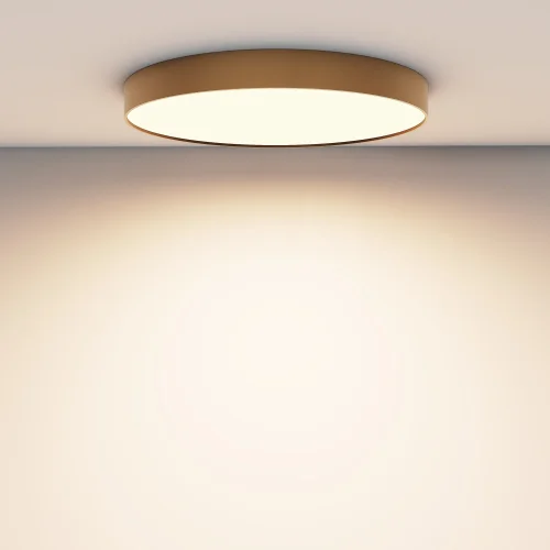 Светильник потолочный LED Zon C032CL-90W3K-RD-MG Maytoni белый на 1 лампу, основание матовое золото в стиле современный фото 12