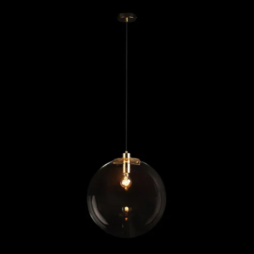 Светильник подвесной Selene 2033-E LOFT IT прозрачный 1 лампа, основание золотое в стиле модерн лофт шар фото 2