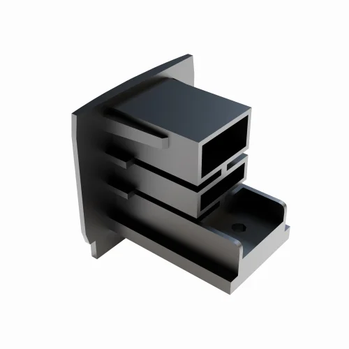 Заглушка для шинопровода 3 phase track system TRA005EC-31B Maytoni чёрный в стиле для светильников серии 3 Phase Track System подвесной накладной trinity трёхфазный трёхфазный фото 5