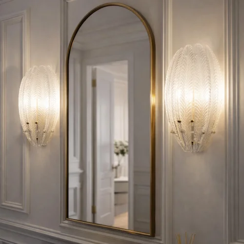 Бра Deltoro CL327320 Citilux прозрачный на 2 лампы, основание золотое в стиле современный флористика арт-деко фото 7 Бра Deltoro CL327320 Citilux прозрачный на 2 лампы, основание золотое в стиле современный флористика арт-деко фото 7