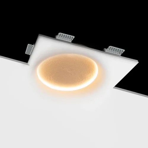 Светильник точечный LED под покраску Galaxy 10354/600 LOFT IT белый на 1 лампу, основание белое в стиле современный для затирки фото 2