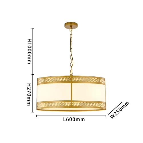Люстра подвесная Exortivus 4011-3PC Favourite белая на 3 лампы, основание золотое в стиле классический  фото 3
