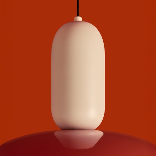 Светильник подвесной Lotus FR5551PL-01WR Freya разноцветный красный на 1 лампу, основание чёрное в стиле мемфис джапанди современный фото 8 Светильник подвесной Lotus FR5551PL-01WR Freya разноцветный красный на 1 лампу, основание чёрное в стиле мемфис джапанди современный фото 8