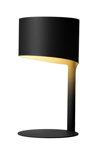 Настольная лампа Knulle 45504/01/30 Lucide чёрная 1 лампа, основание чёрное металл в стиле современный 