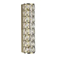 Бра LED Panta 4926/8WL Odeon Light прозрачный 1 лампа, основание золотое в стиле современный 