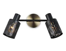 Спот с 2 лампами TR8668 Ambrella light чёрный E14 в стиле лофт 