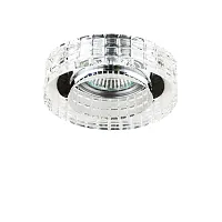 Светильник точечный ONDE 006350 Lightstar Италия прозрачный 1 лампа, основание серое хром в стиле 10083 