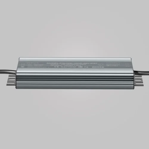 Блок питания 48V 100Вт IP67 Power Supply Magnetic PSL008-100W-48V-IP67 Maytoni серебряный в стиле современный для светильников серии Power Supply Magnetic магнитный s35 gravity магнитная radity радиусная магнитная exility тонкая магнитная фото 5