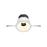 Светильник точечный LED Wise DL057-10W3K-W Maytoni белый на 1 лампу, основание белое в стиле хай-тек современный 