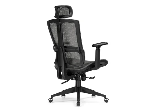 Компьютерное кресло Lanus gray / black 15567 Woodville, серый/ткань, ножки/пластик/чёрный, размеры - *1270***680*620 фото 5
